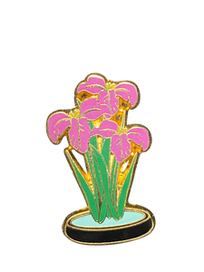 4631 PURPLE FLOWERS IN POT 22 6