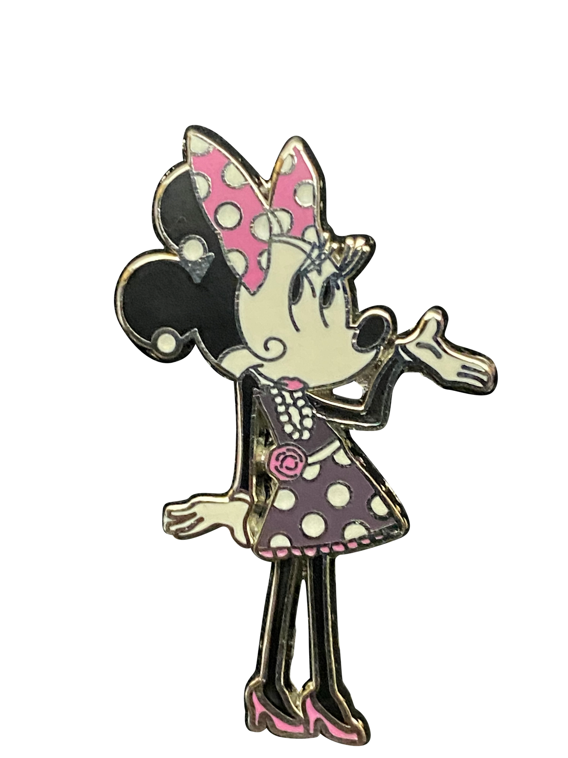 6049 MINNIE PINK POLKA DOT BOW 22 9 090818