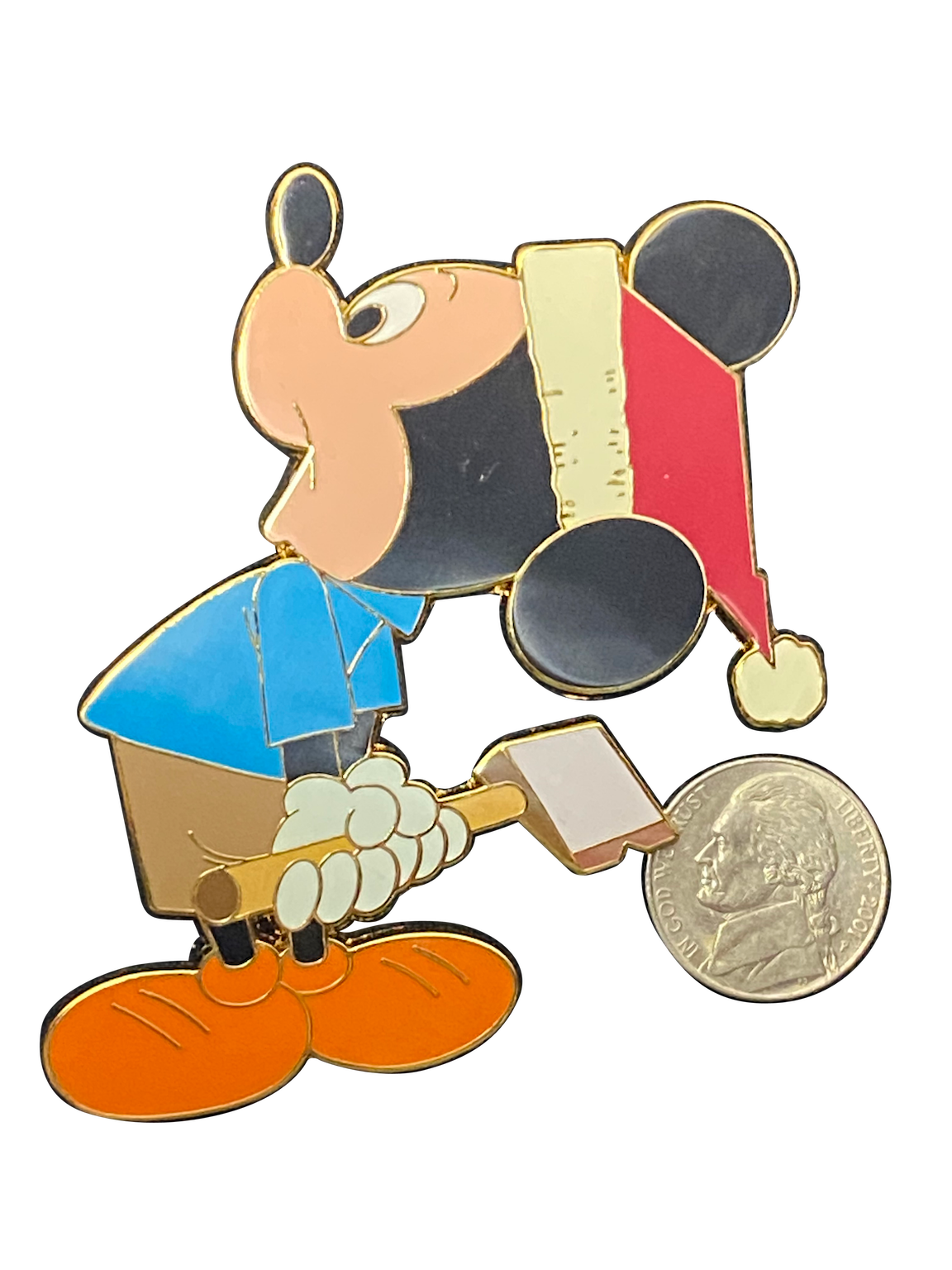 3801 MICKEY WITH AX- CARD LE 500 26 3 016829
