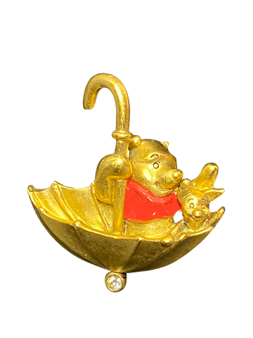 5320 POOH AND PIGLET IN UMBRELLA 27 2 003545