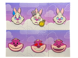 EMOJI WHITE RABBIT & CHESHIRE CAT SET 27 9 122477