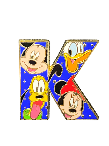 LETTER K MICKEY MINNIE DONALD PLUTO 27 10 086617