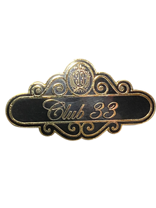 5054 CLUB 33 NAMETAG 28 3 038645