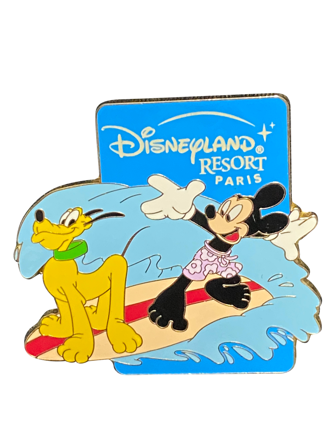 DISNEYLAND RESORT PARIS MICKEY PLUTO SURFING 29 6 012985
