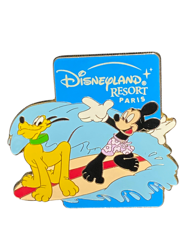 DISNEYLAND RESORT PARIS MICKEY PLUTO SURFING 29 6 012985