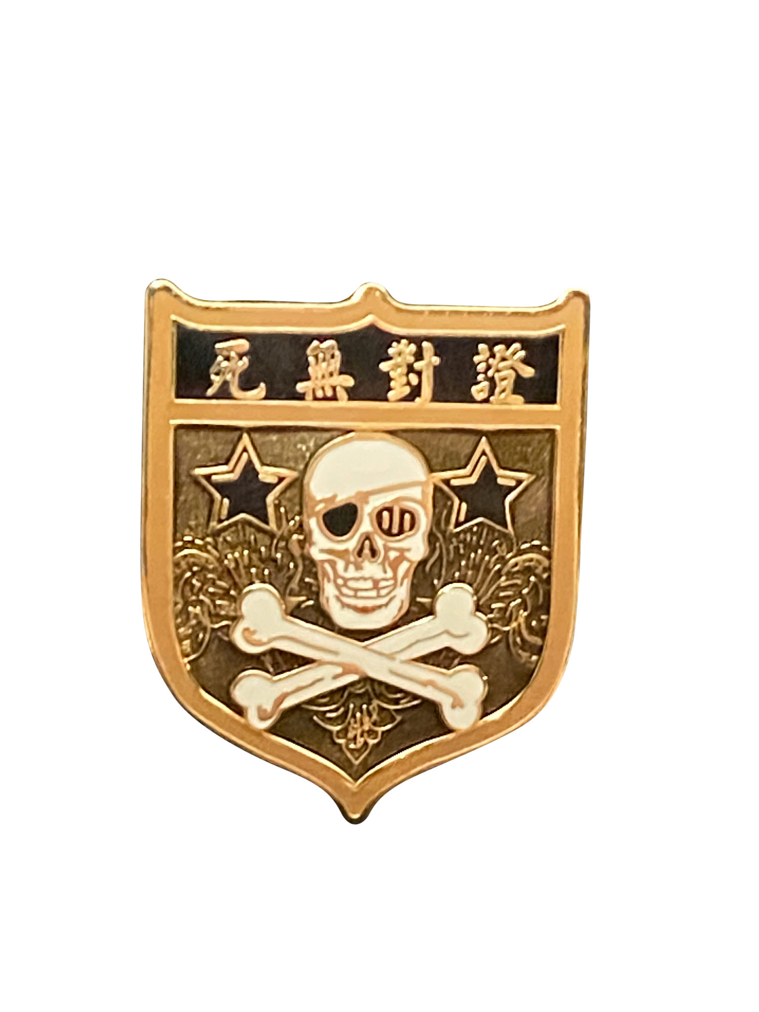 SHIELD WITH SKULL AND CROSS BONES 54784 | BAG TWO