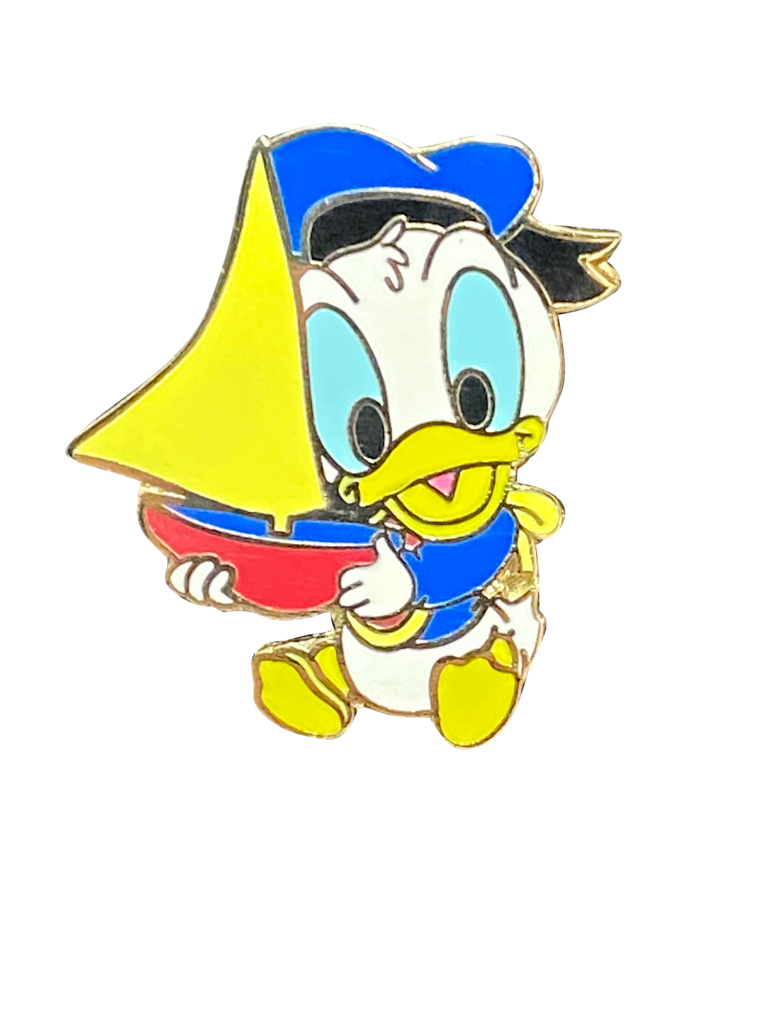 BABY DONALD WITH YELLOW RED AND BLUE BOAT 30216 | BAG THREE