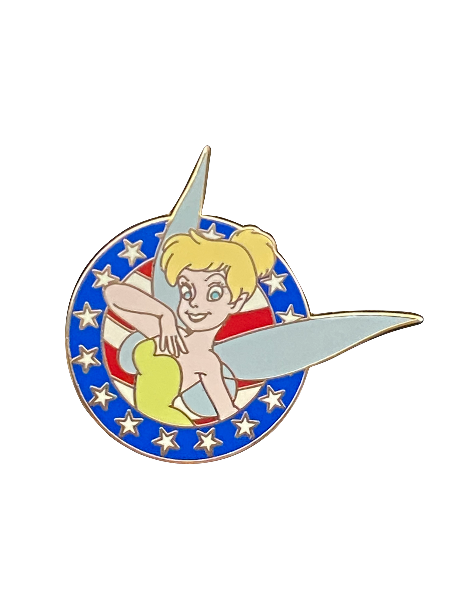 TINKER BELL AMERICAN FLAG CIRLCE