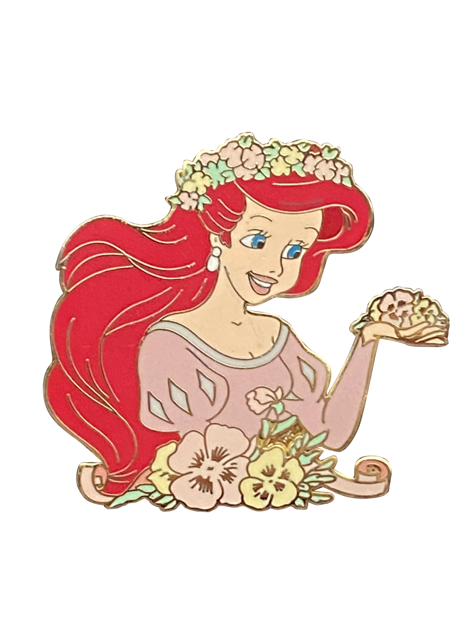 ARIEL HOLDING FLOWERS 59116 | BAG FOUR