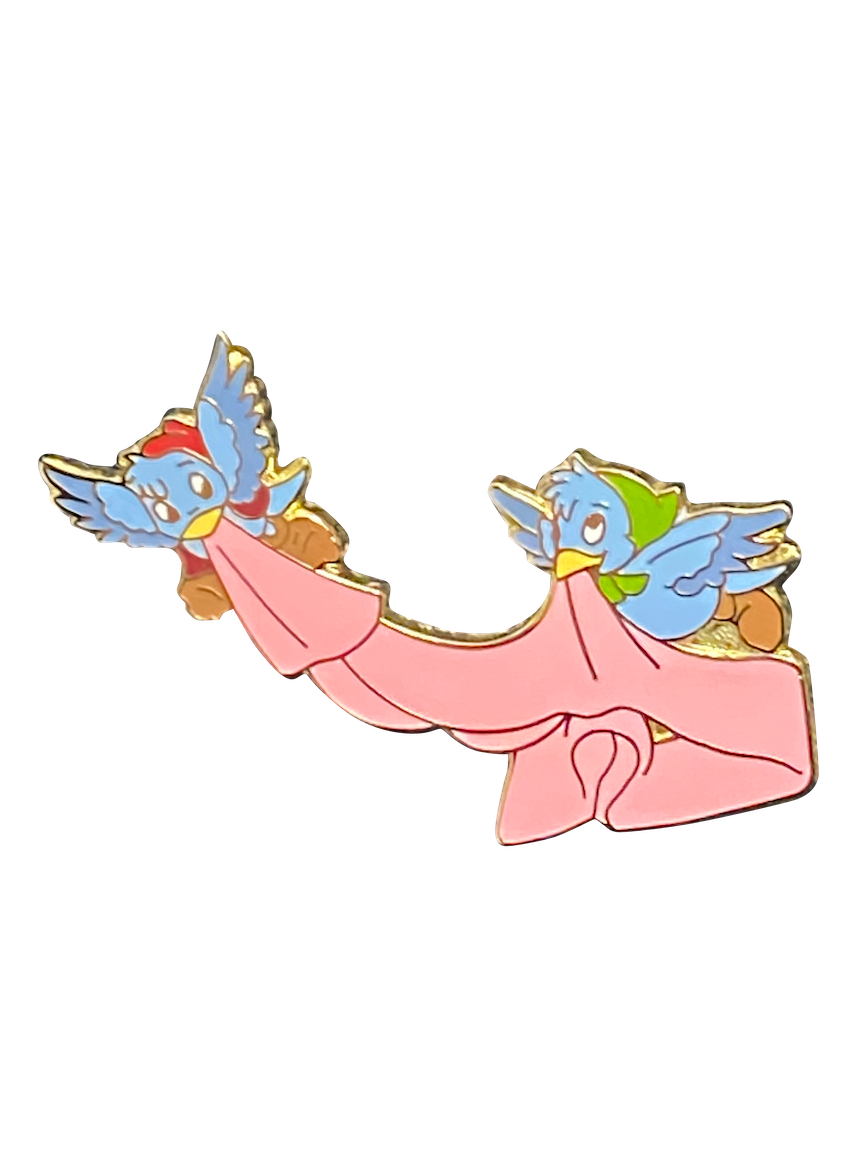 1095 BLUEBIRDS WITH PINK CLOTH   005829| BAG 6