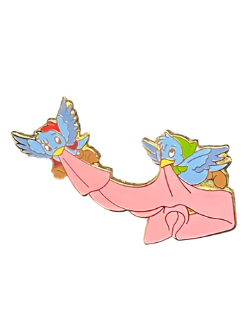 1095 BLUEBIRDS WITH PINK CLOTH   005829| BAG 6