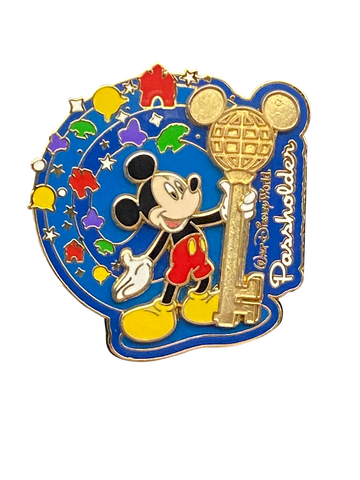 WDW PASSHOLDER MICKEY AND KEY 7 3 021630