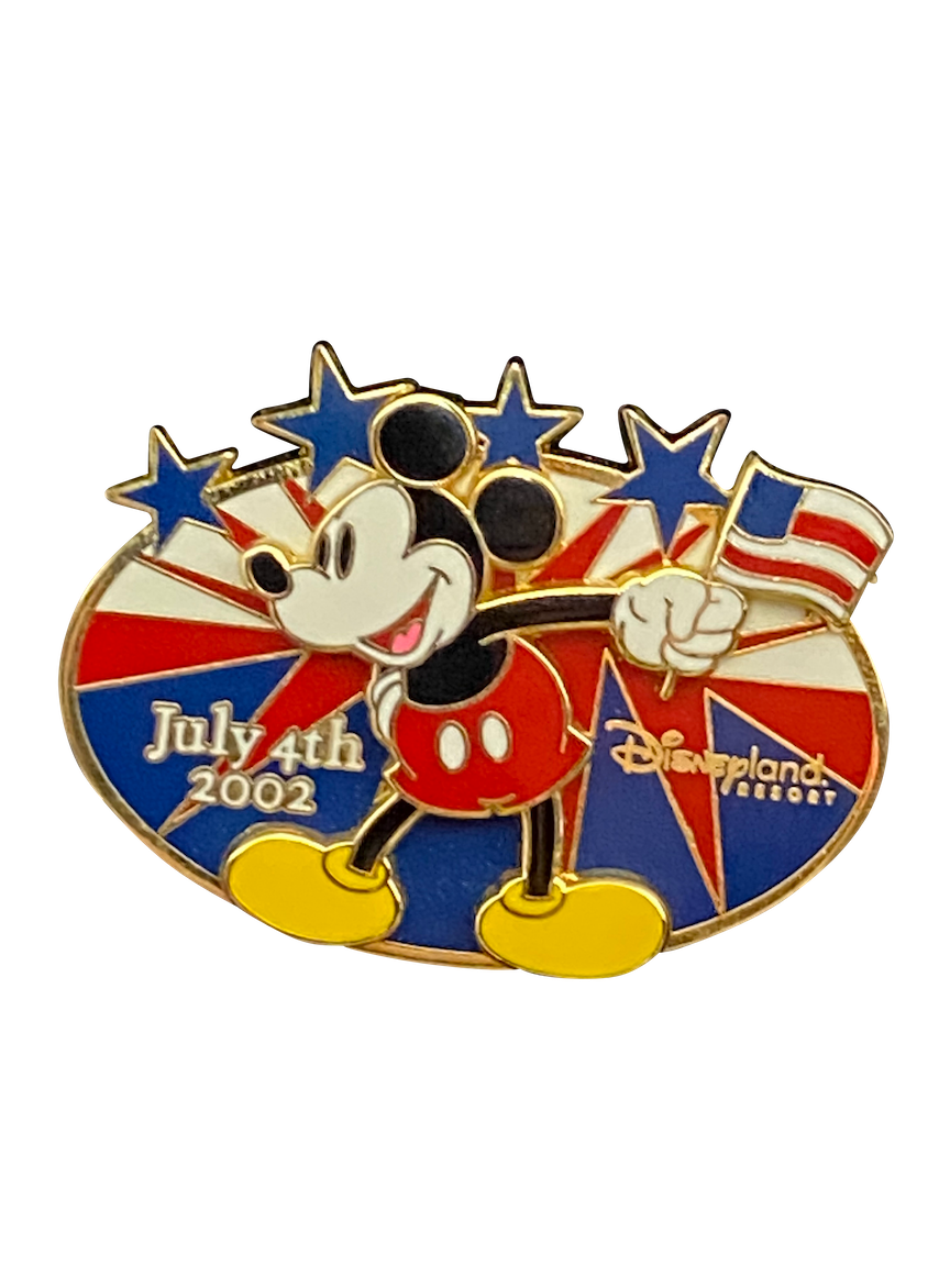 JULY 4, 2002 DLR MICKEY HOLDING FLAG 7 8 013097