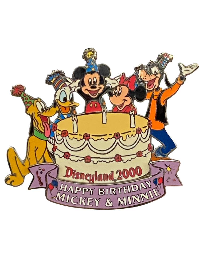 DISNEYLAND 2000 HAPPY BDAY MICKEY MINNIE 7 8 003057