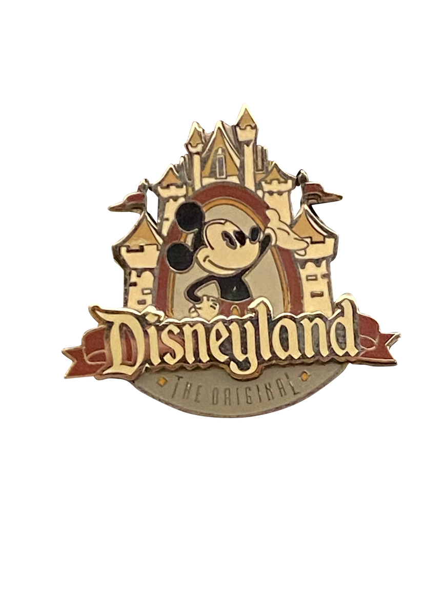 BROWN AND WHITE MICKEY DISNEYLAND ORIGINAL 7 8 003135