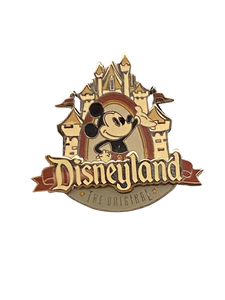 BROWN AND WHITE MICKEY DISNEYLAND ORIGINAL 7 8 003135