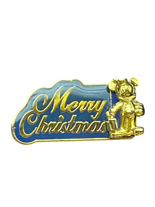 MERRY CHRISTMAS GOLD AND BLUE 7 9 TOKYO 005279