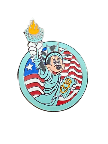 MINNIE STATUE OF LIBERTY PEACE LOVE MICKEY 7 9 013071
