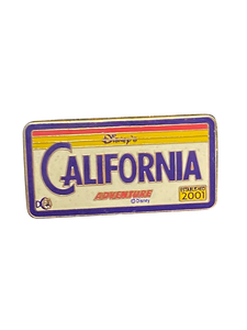CALIFORNIA ADVENTURE LICENSE PLATE 2001 8 1 004131