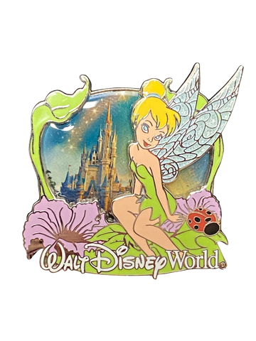 TINKER BELL SITTING BY CASTLE WDW 8 3 067881