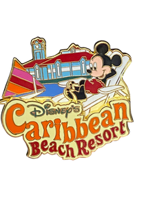 CARIBBEAN BEACH RESORT MICKEY IN CHAIR 8 4 053051