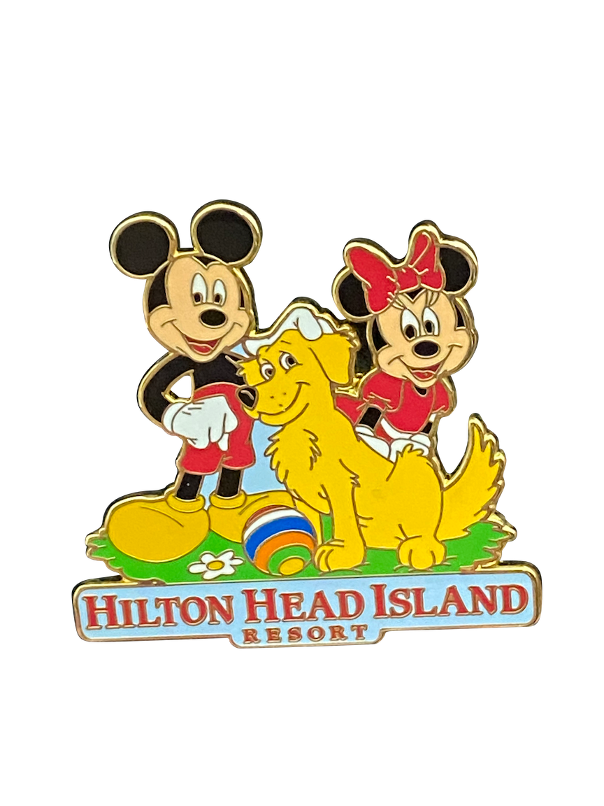 HILTON HEAD ISLAND RESORT MICKEY MINNIE SHADOW 8 4 023905pin