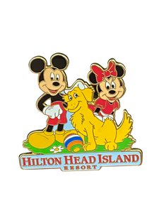 HILTON HEAD ISLAND RESORT MICKEY MINNIE SHADOW 8 4 023905pin