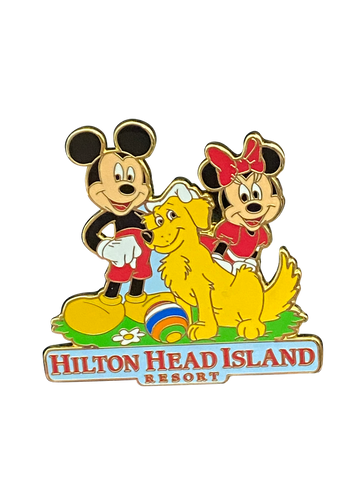HILTON HEAD ISLAND RESORT MICKEY MINNIE SHADOW 8 4 023905pin