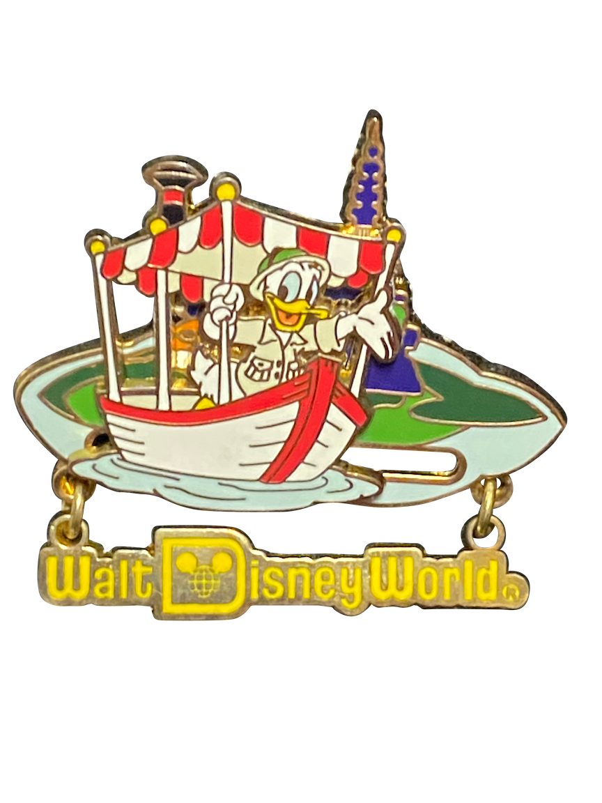 DONALD IN JUNGLE CRUISE BOAT WDW SLIDER 8 6 048051