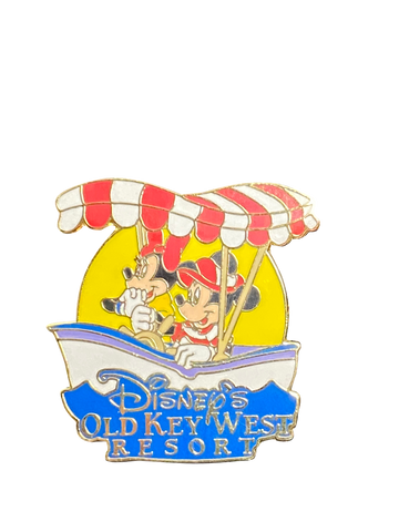 DISNEY'S OLD KEY WEST BOAT MICKEY AND MINNIE 8 8 000472