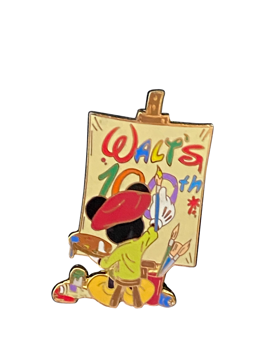1702 MICKEY PAINTING WALT'S 100TH 9 2 LE 5000 004952