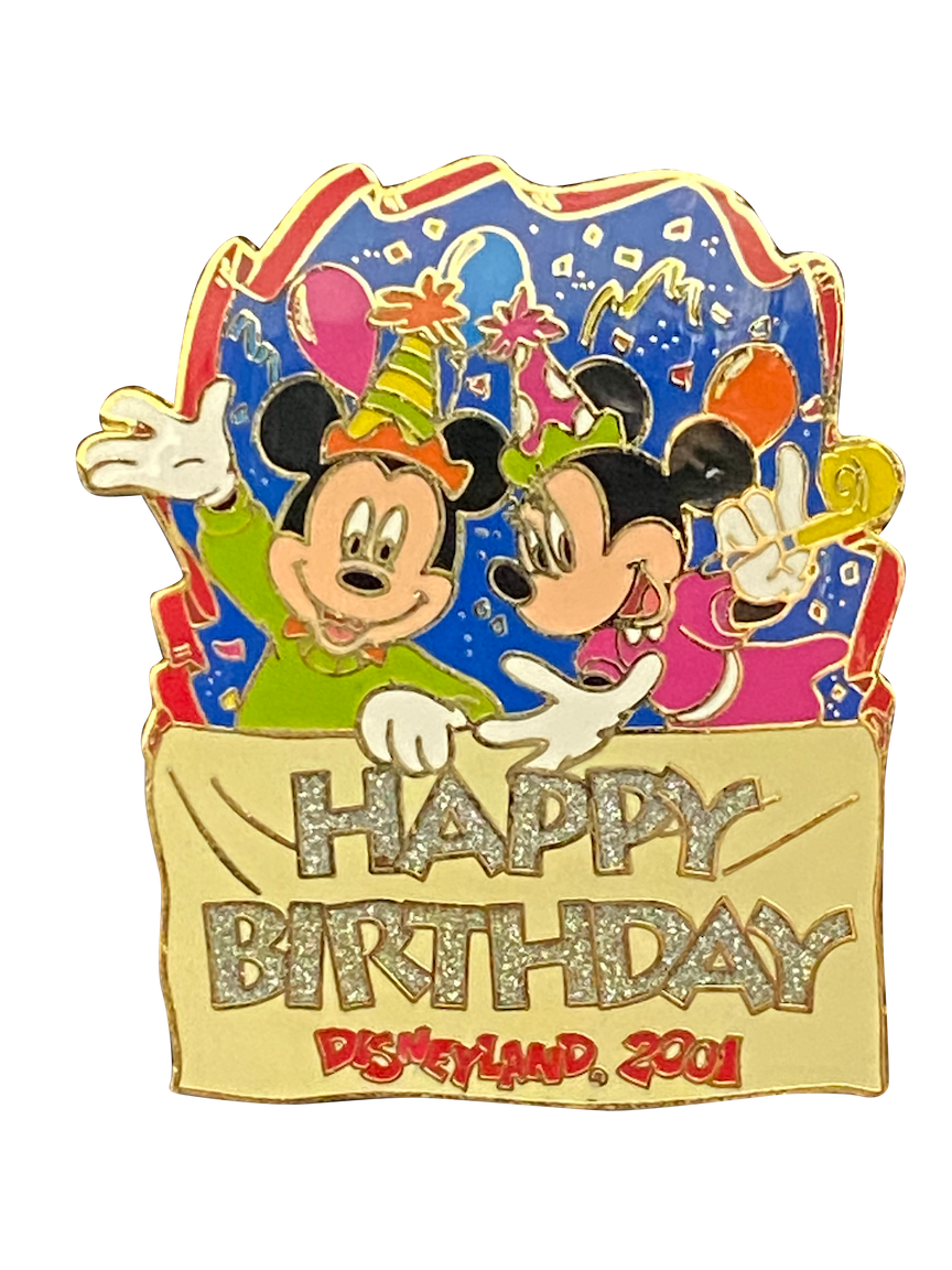 HAPPY BIRTHDAY DISNEYLAND 2001 MICK AND MINNIE 12 1 005863