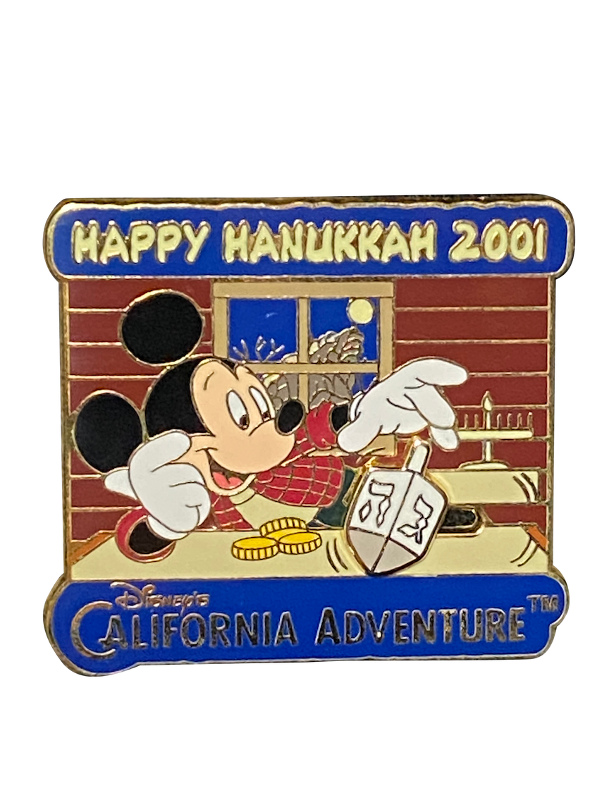 HAPPY HANNUKKAH 2001 DCA MICKEY 12 1 008418