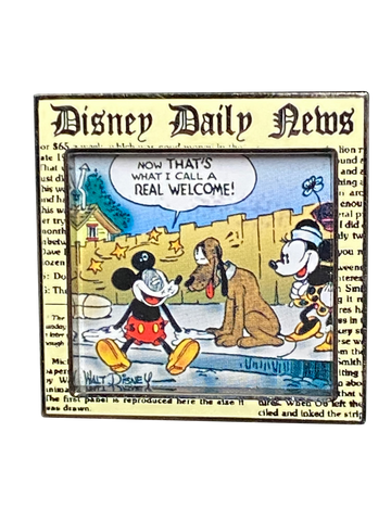 DISNEY DAILY NEWS MICKEY SITTING WITH PLUTO 12 2 004692