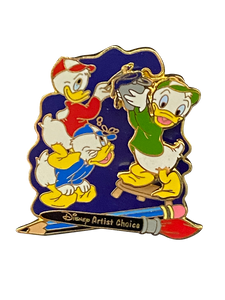 HUEY, DEWEY AND LOUIE WITH PENCIL AND BRUSH 12 2 006261