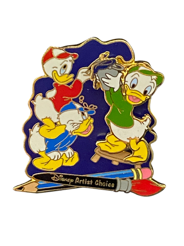 HUEY, DEWEY AND LOUIE WITH PENCIL AND BRUSH 12 2 006261