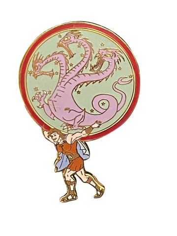 HERCULES HOLDING GONG OF THREE HEAD DRAGON 12 3 002419