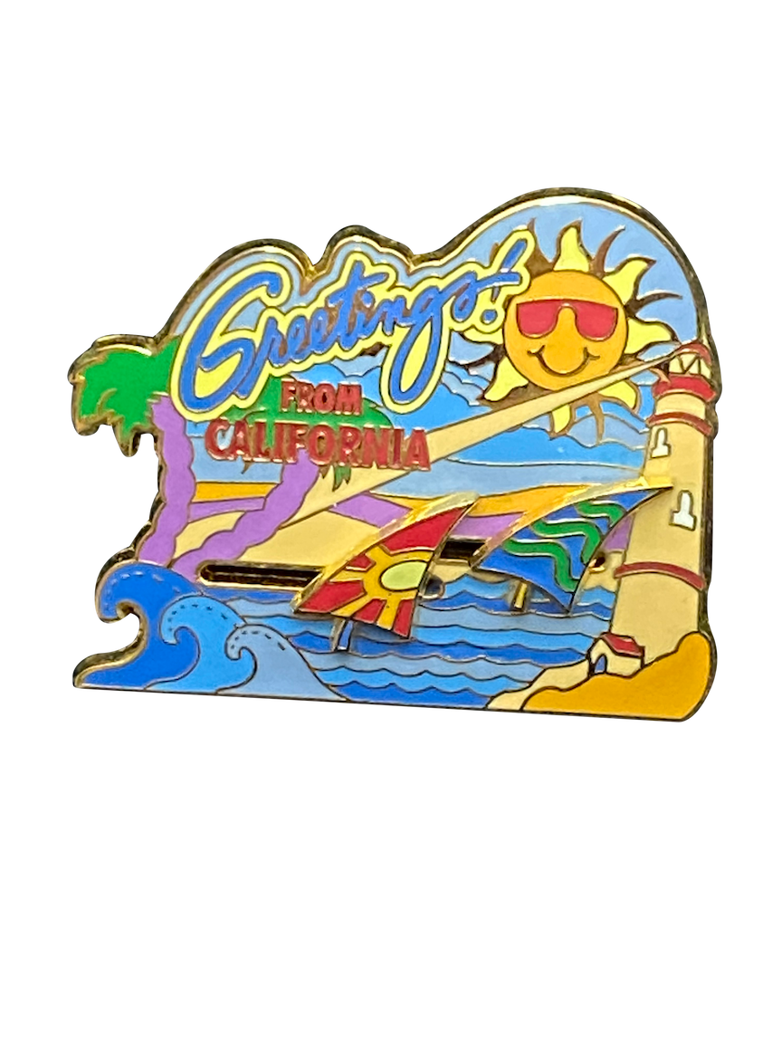 GREETINGS FROM CALIFORNIA SAILBOAT SLIDER 12 3 006322