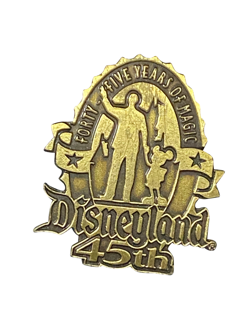 2447 DISNEYLAND 45TH GOLD 12 4 000487