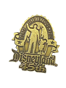 2447 DISNEYLAND 45TH GOLD 12 4 000487