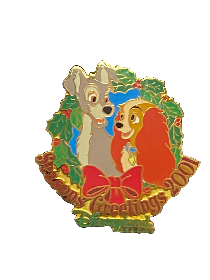 SEASONS GREETINGS 2001 LADY AND TRAMP 12 7 008464