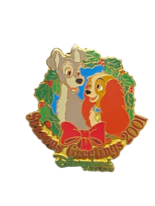 SEASONS GREETINGS 2001 LADY AND TRAMP 12 7 008464