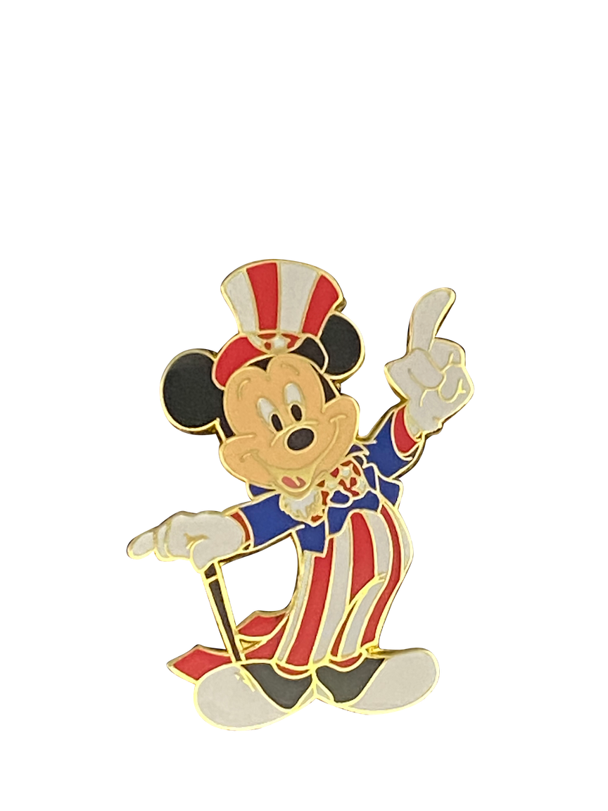MICKEY RED WHITE AND BLUE FINGER UP 12 8 000254