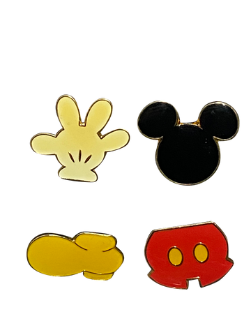 2572 Japan - Mickey Body Parts Set 12 8 038215