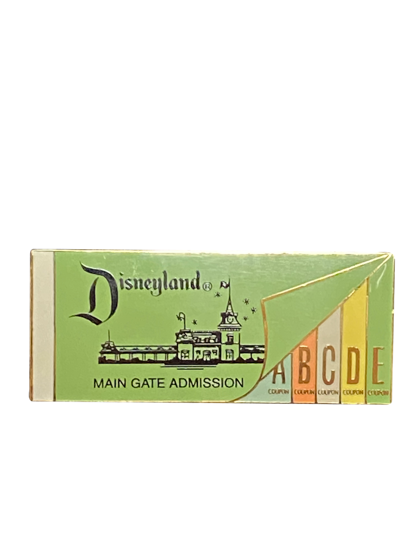 2627 DISNEYLAND TICKET BOOK 12 9 002037