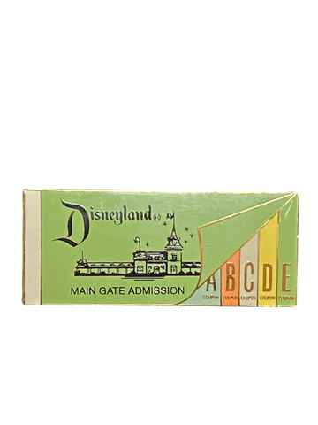 2627 DISNEYLAND TICKET BOOK 12 9 002037