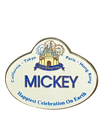2611 MICKEY NAME TAG WDW 12 10 038952