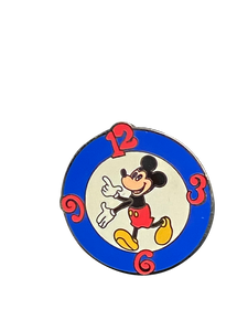 2609 MICKEY CLOCK BLUE AND WHITE 12 10 004152