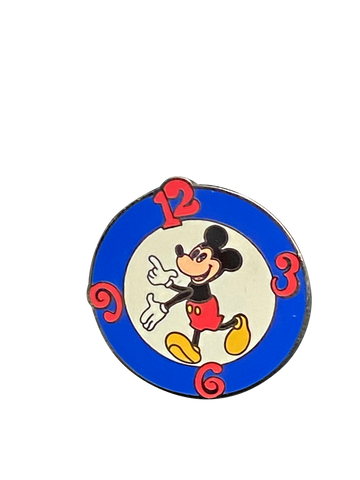 2609 MICKEY CLOCK BLUE AND WHITE 12 10 004152