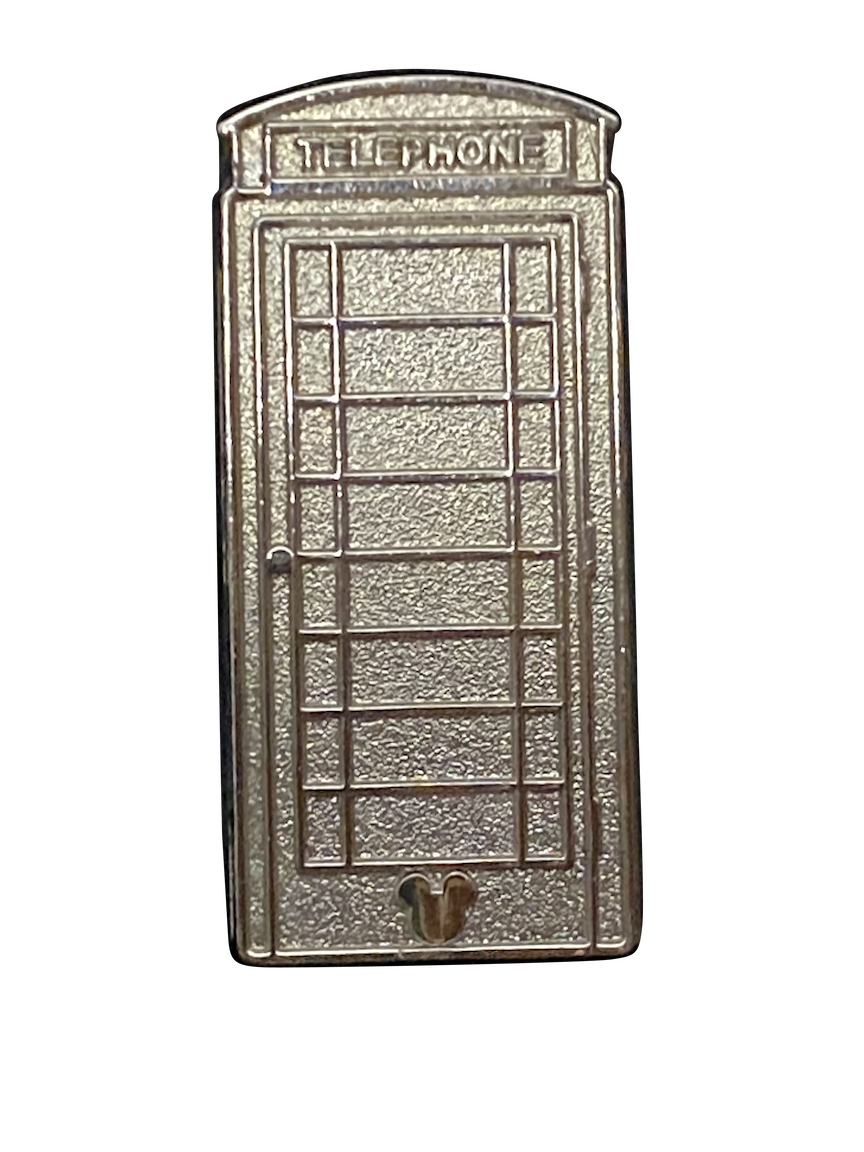 3809 ENGLISH PHONE BOOTH SILVER 14 2 085616